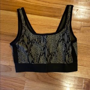 Fabletics Snakeskin Sports Bra